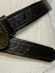 Vintage solid brass belt