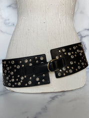 Black wide belt