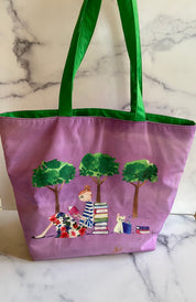 Let’s read tote bag