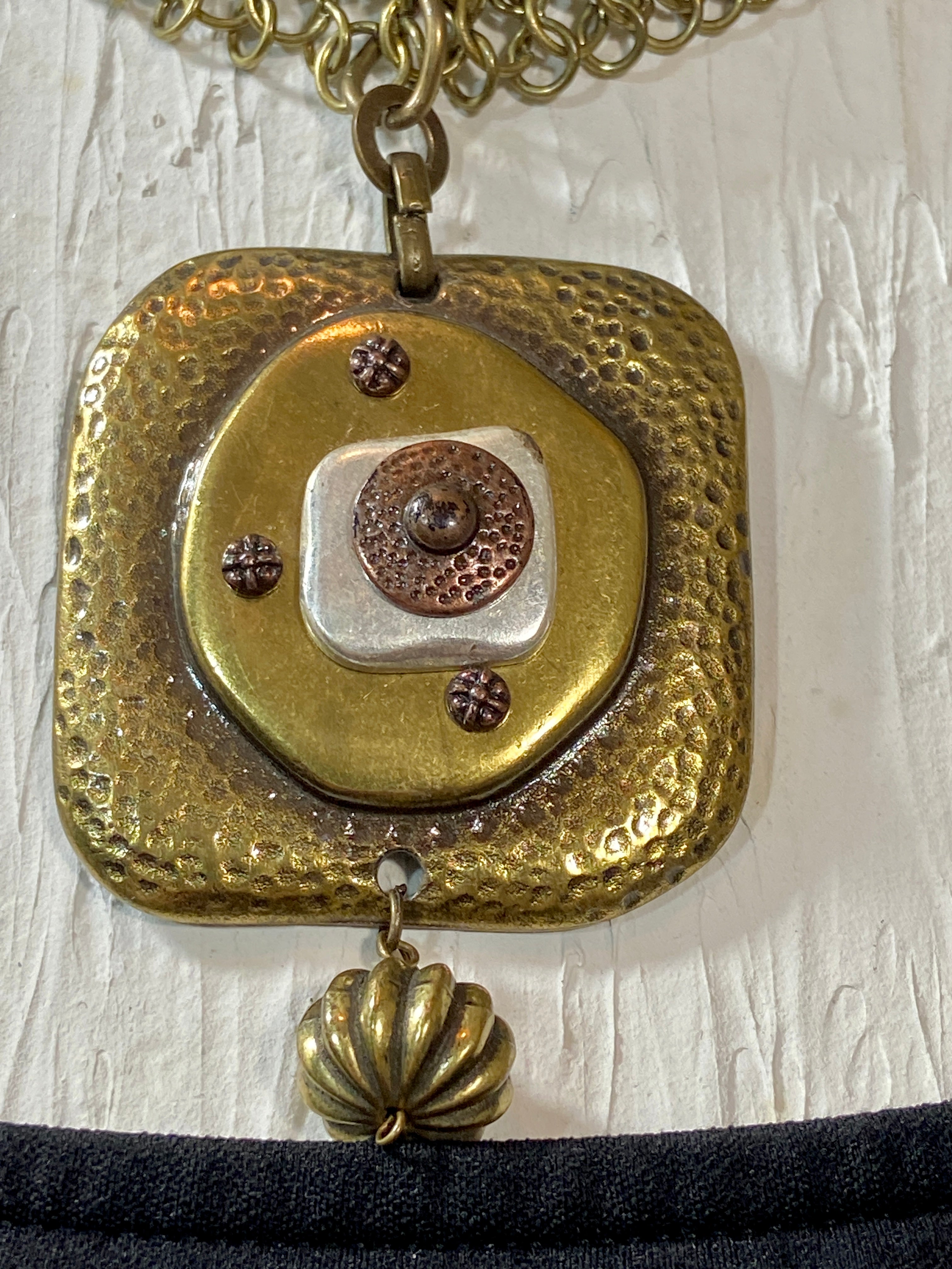 Bronze metal choker