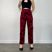 Allover Face Print Vintage Pants (2XL)