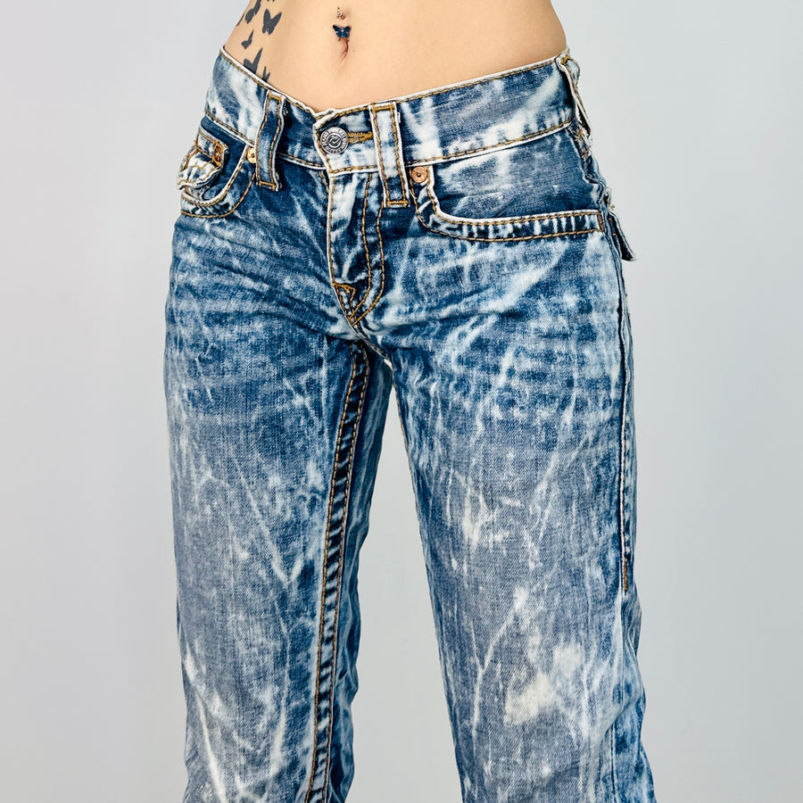 NWOT True Religion Girls Pink Stitch Jeans, Size 10 | eBay