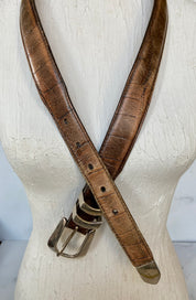 Vintage Brighton leather brown belt