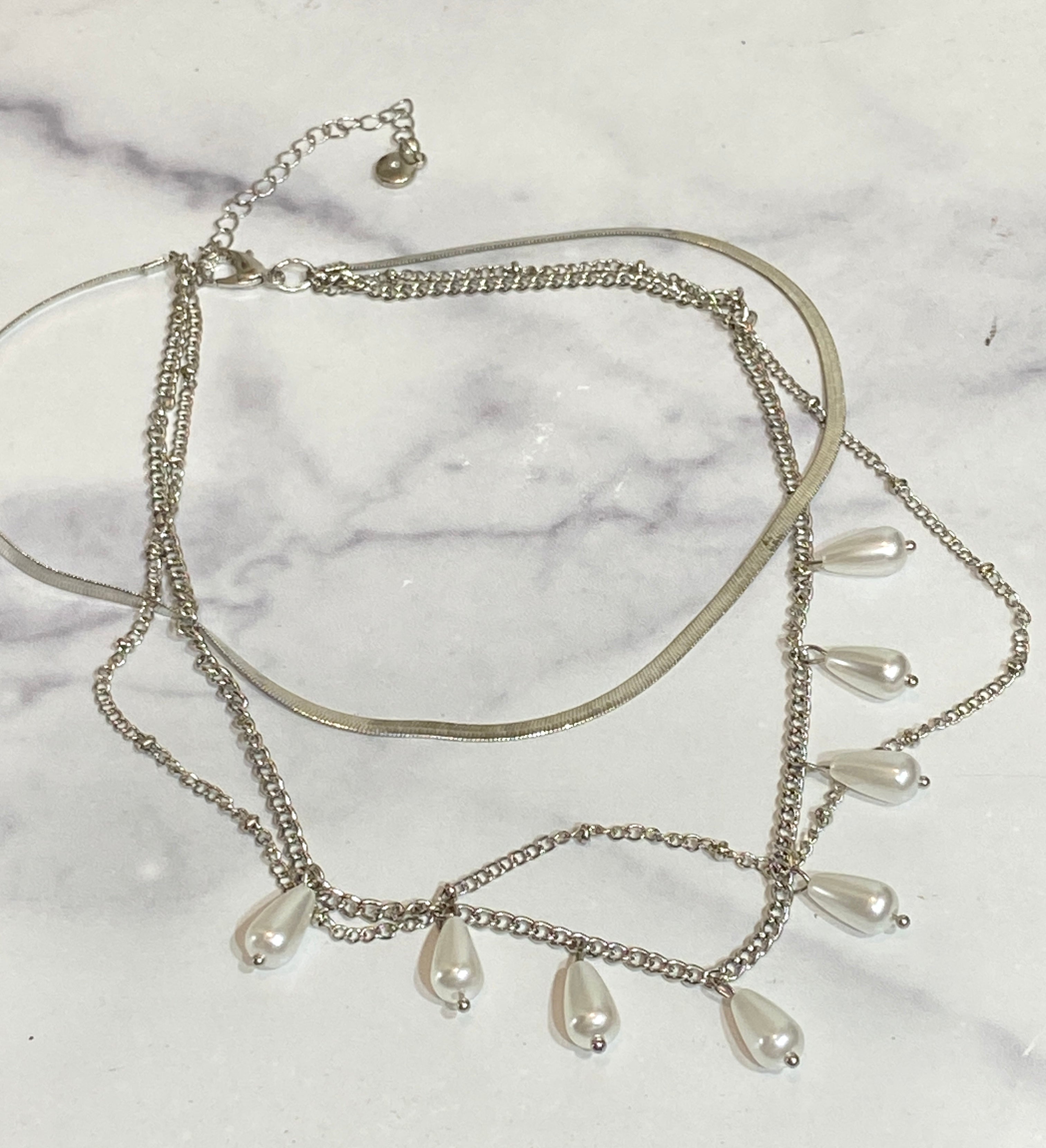Pearls with Layers of chain