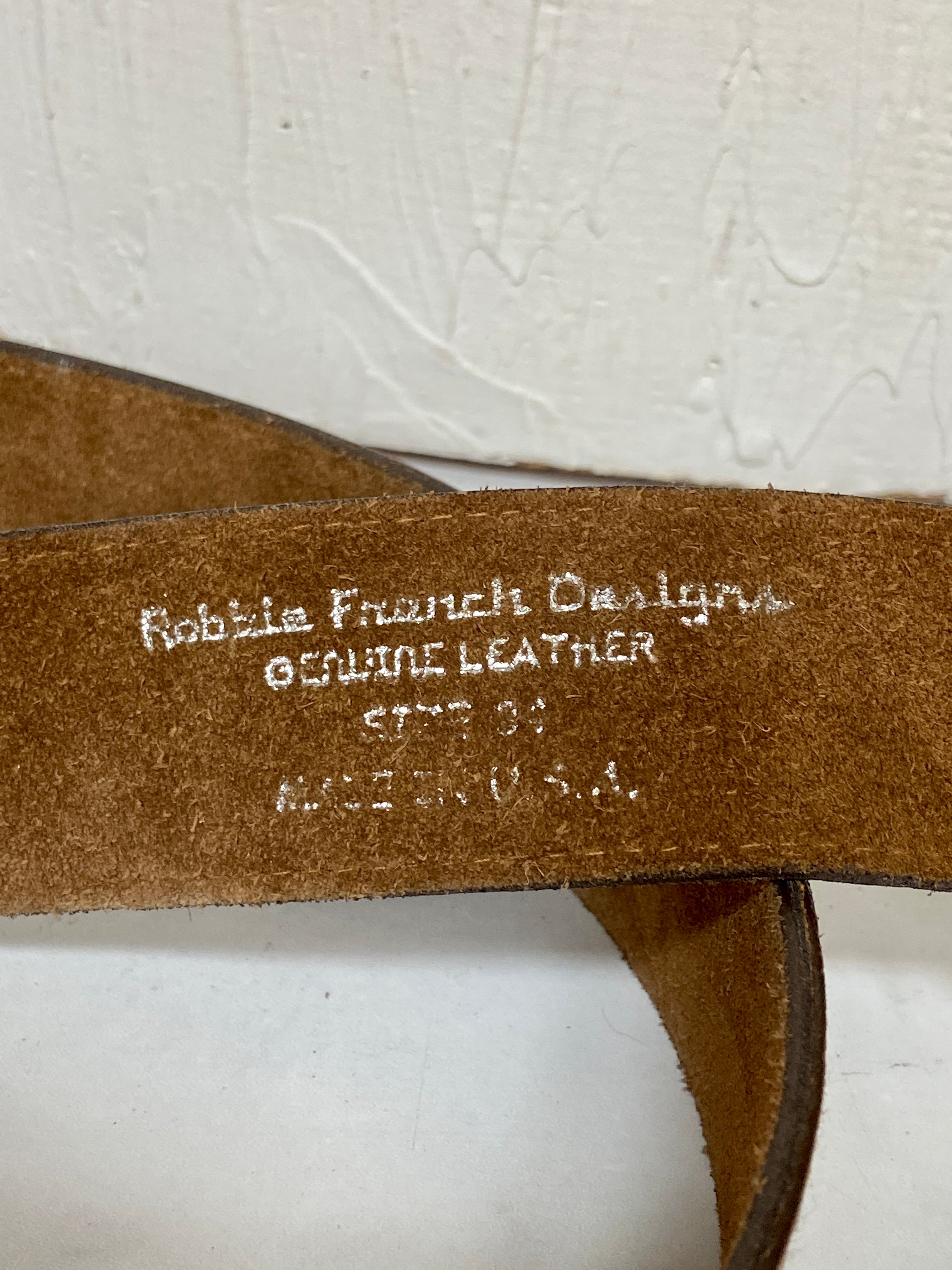 Vintage Women Leather Belt With Hollow Flower