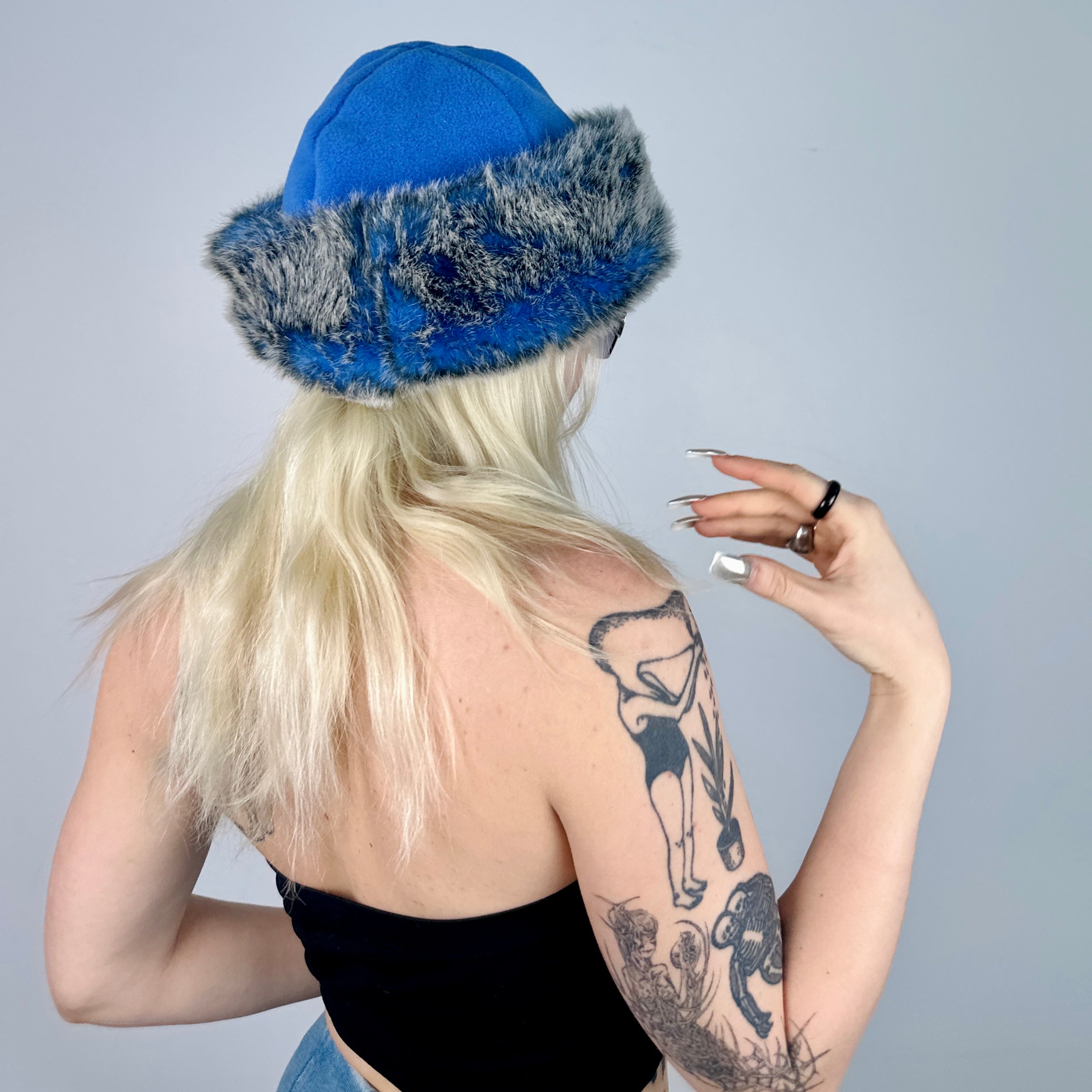 Faux Fur Fleece Hat