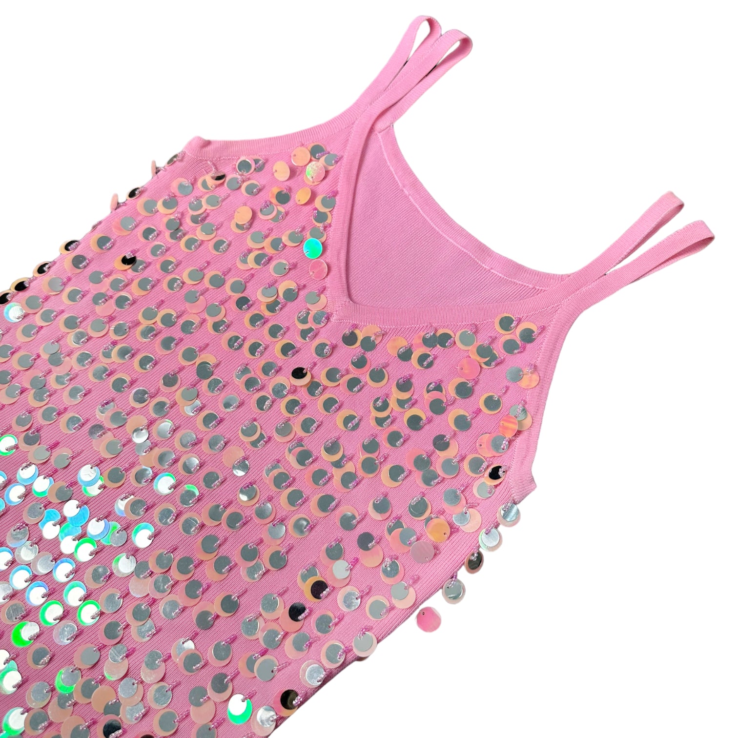 Vintage Sequin Tank Top (S)