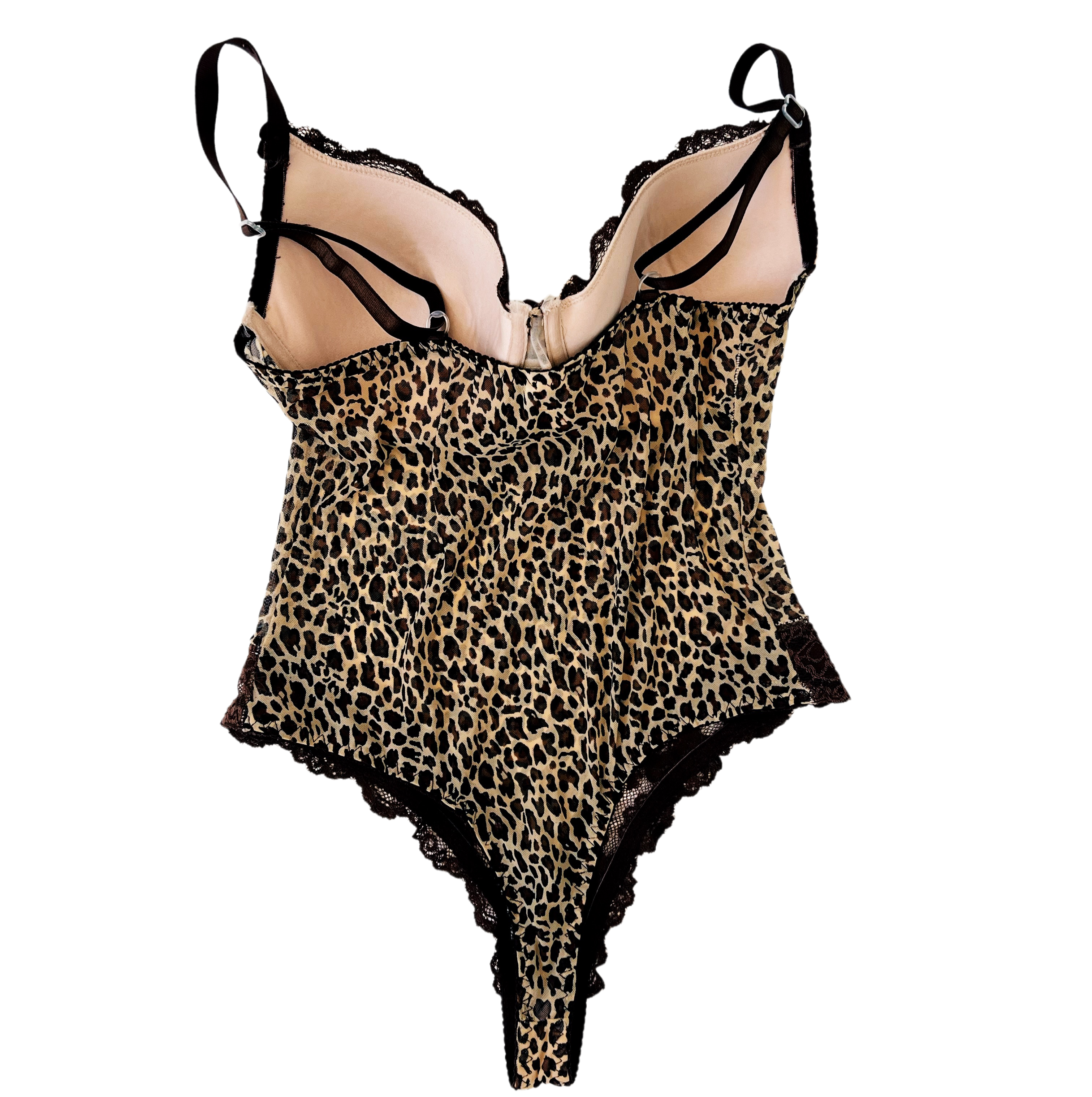 Lacy Leopard Bodysuit (M)