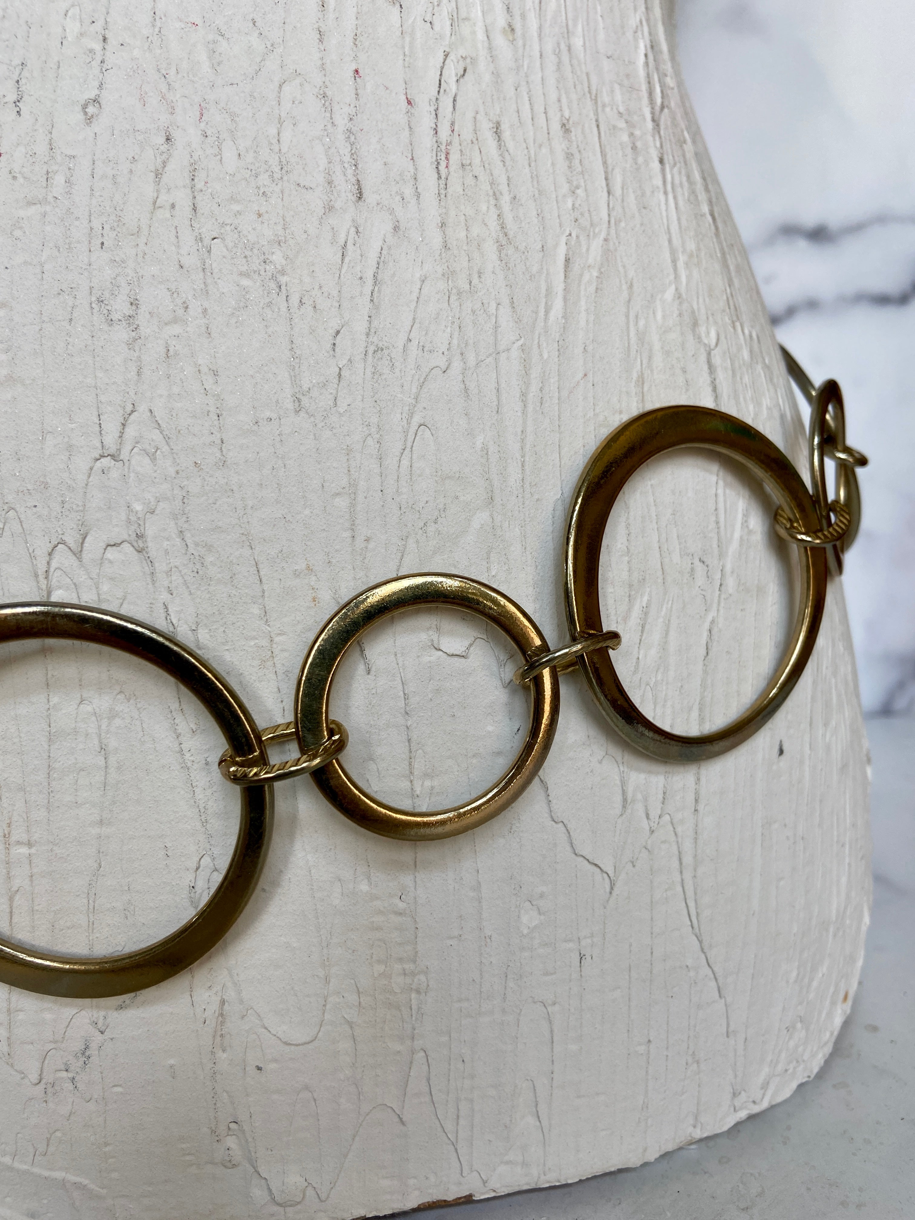 Vintage circles belt