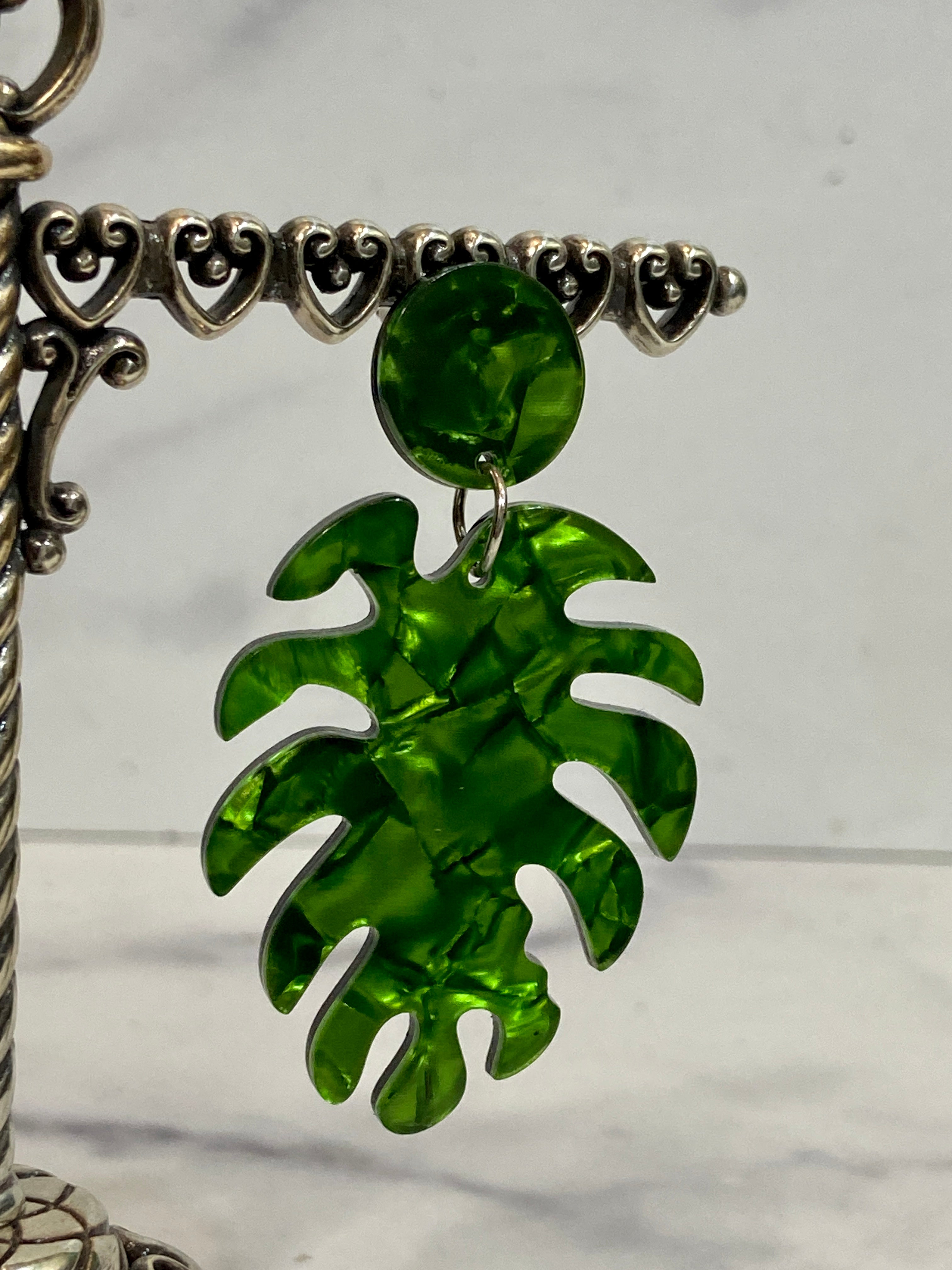 Kiko Palm Leaf Earrings