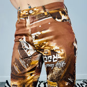 90s Racing Print Pants (M)