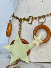 Glow in the dark star girl belt