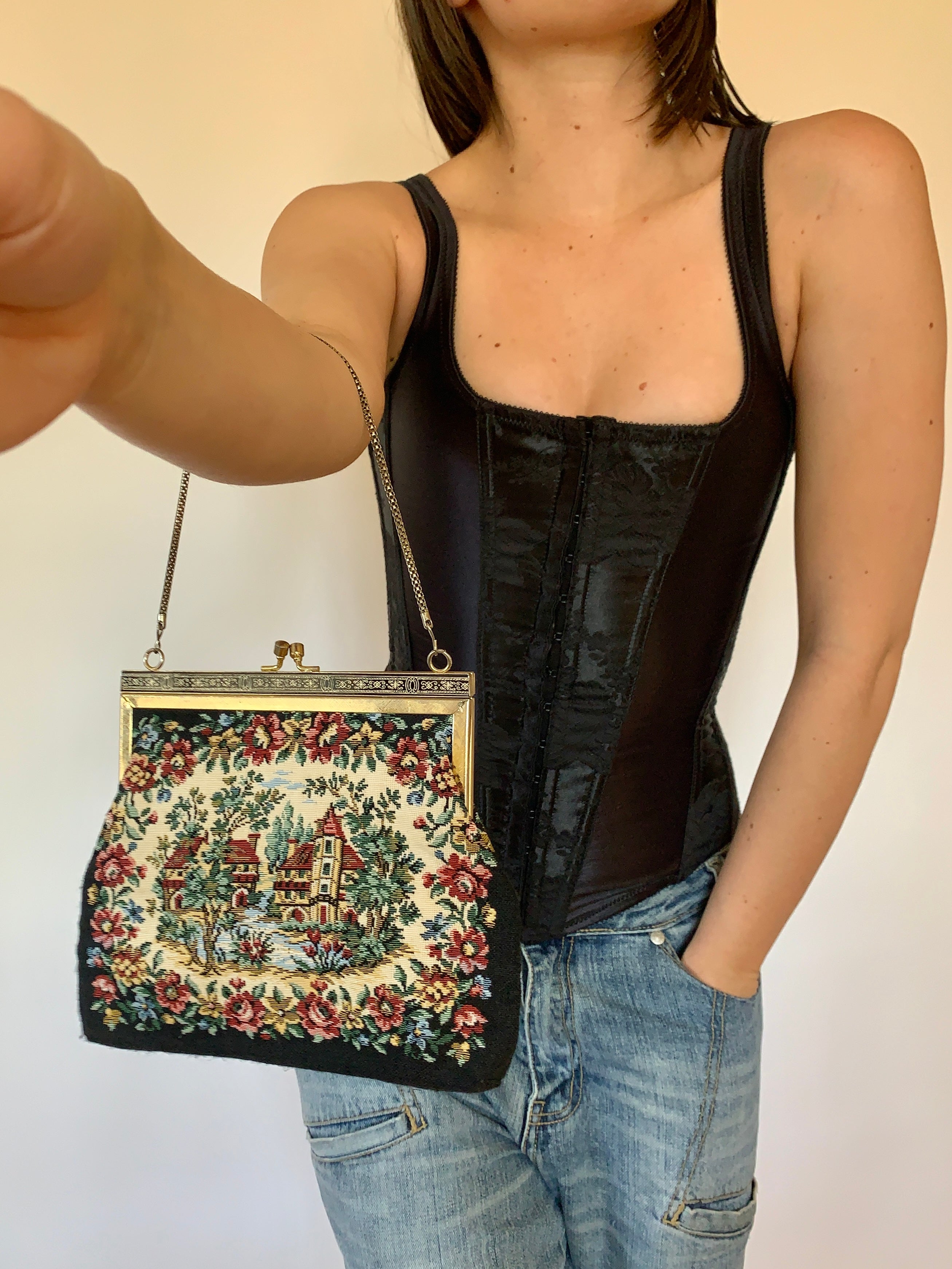 Vintage Embroidered Purse