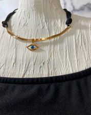 Evil eye choker