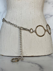 Metal circle chain belt