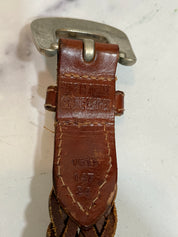 Vintage Bally braided leather belt