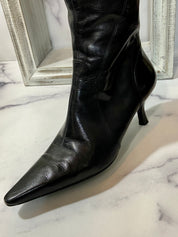 Bandolino black leather boots