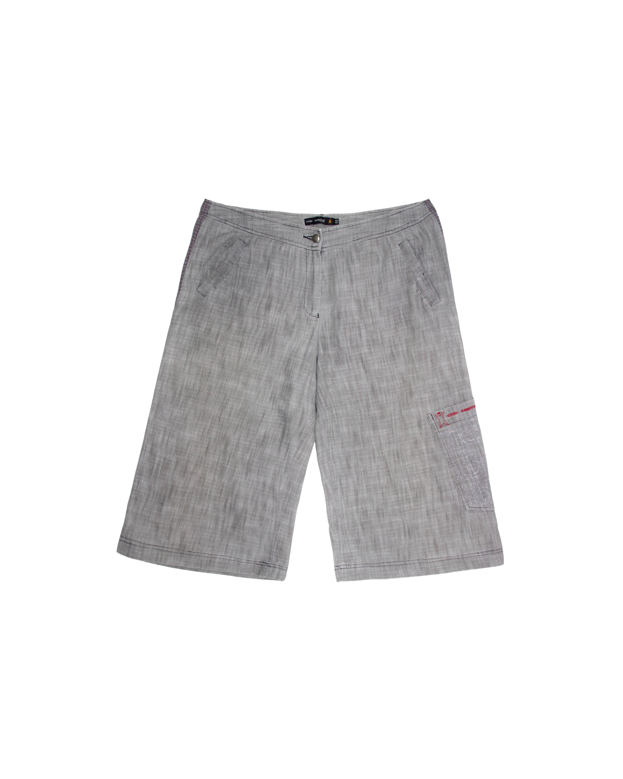 Y2K Cop Copine Capris (M)