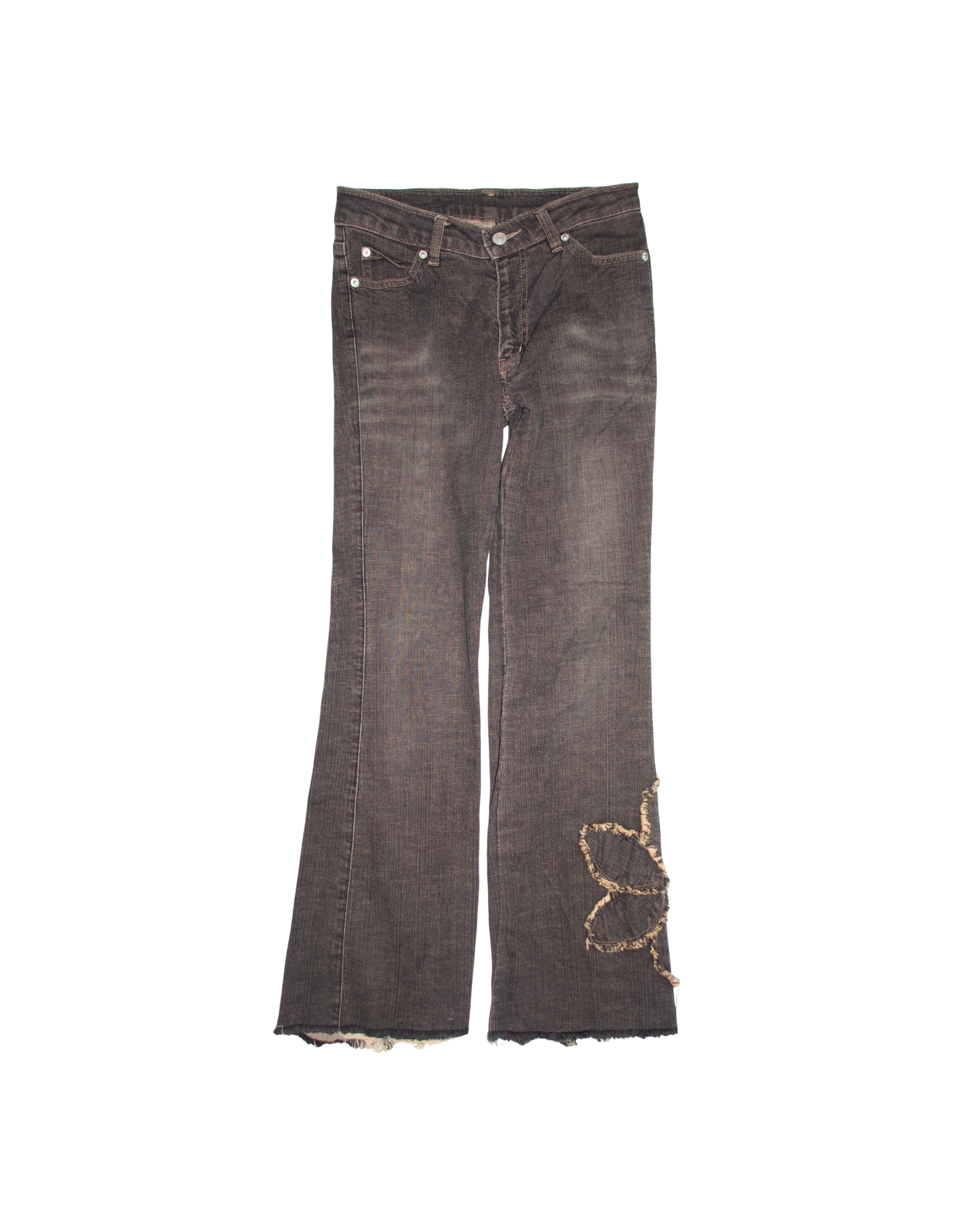 Japanese Floral Edge Denim (S)
