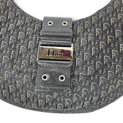 Vintage Christian Dior Street Chic Hobo Bag Black