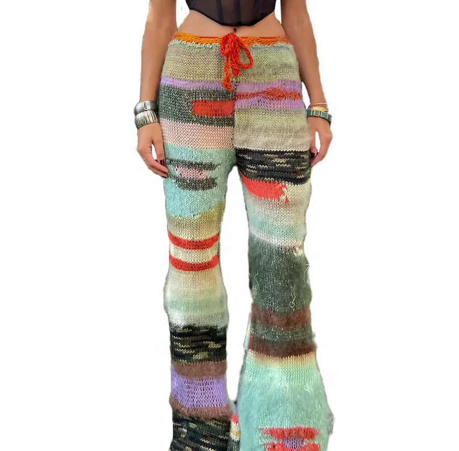 Lucy Patchwork Pants (XS-2XL)