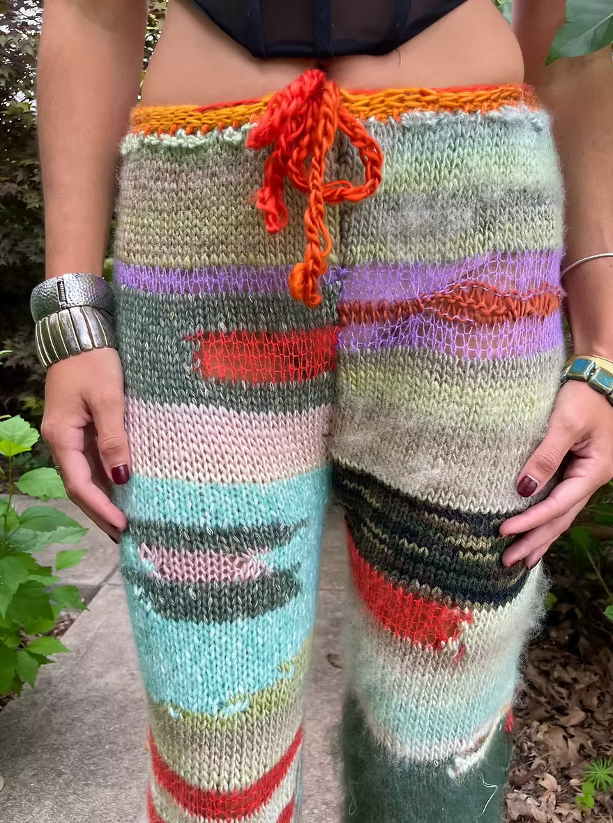 Lucy Patchwork Pants (XS-2XL)