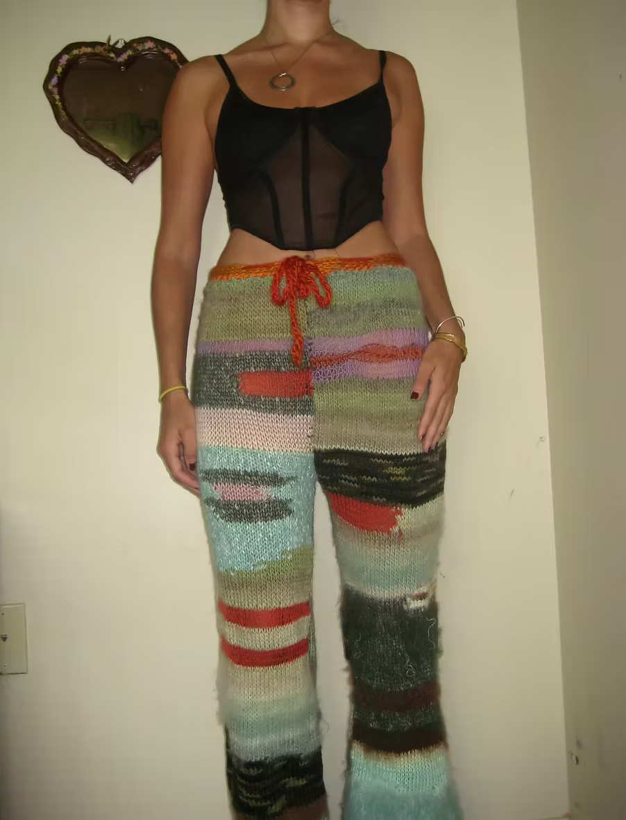 Lucy Patchwork Pants (XS-2XL)