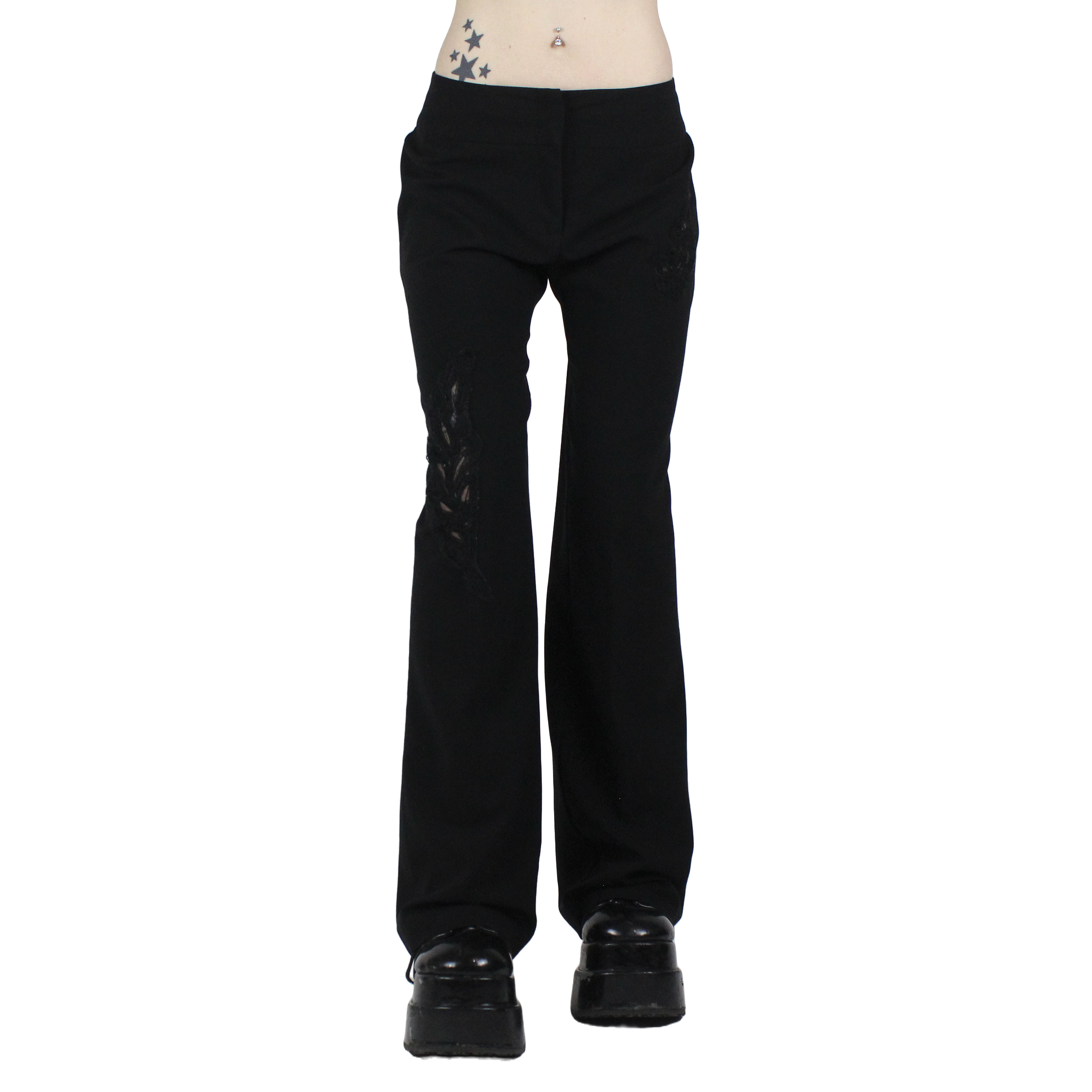 90s Black Flares (S/M)