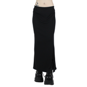 90s Black Maxi Skirt (M/L)