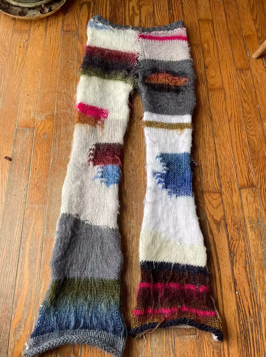 Snow Dust Patchwork Pants (XS-2XL)