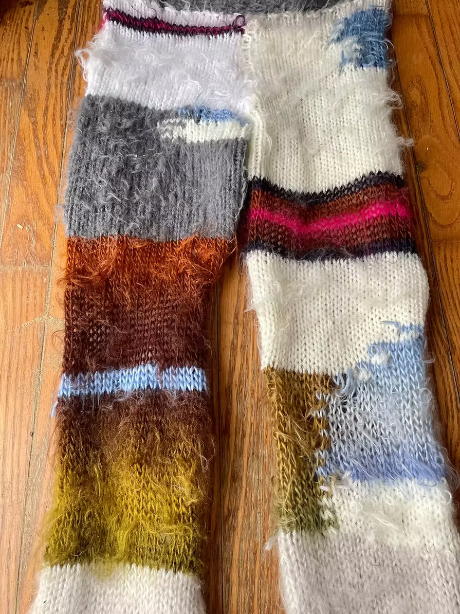 Snow Dust Patchwork Pants (XS-2XL)