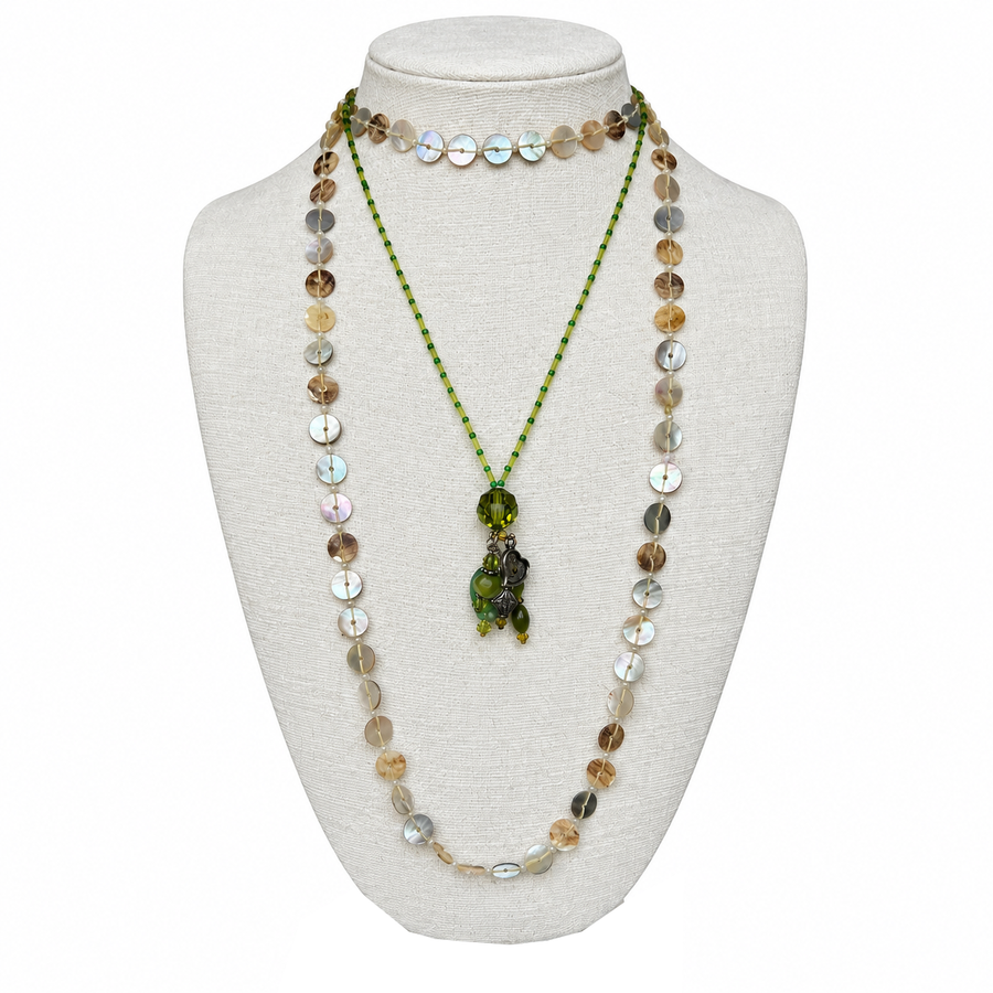 Green Beaded Necklace