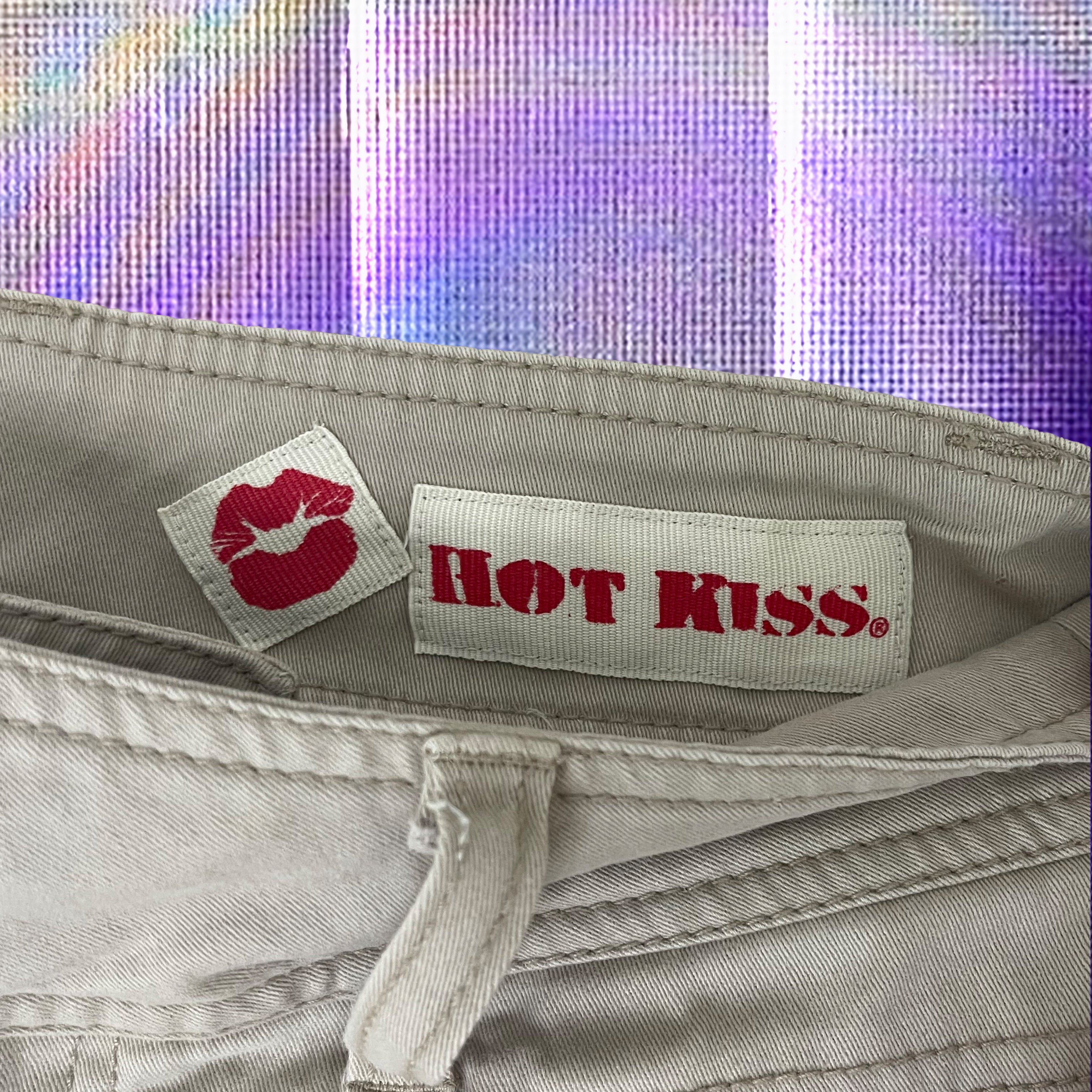Tan Y2K Low Rise Flare Pants