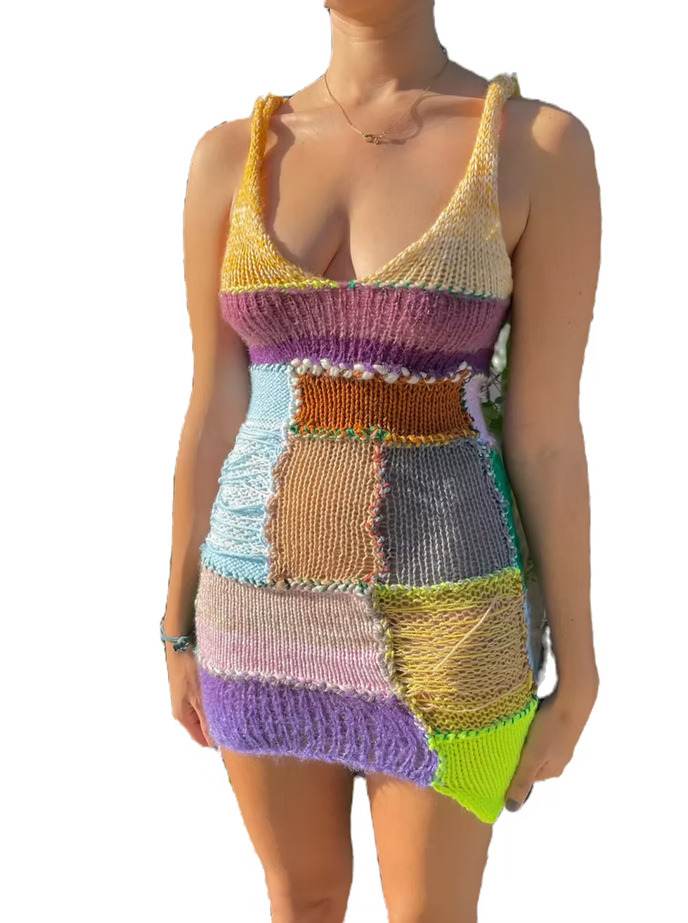 Patchwork Dress (XS-2XL)