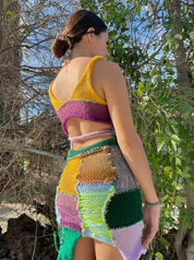 Patchwork Dress (XS-2XL)