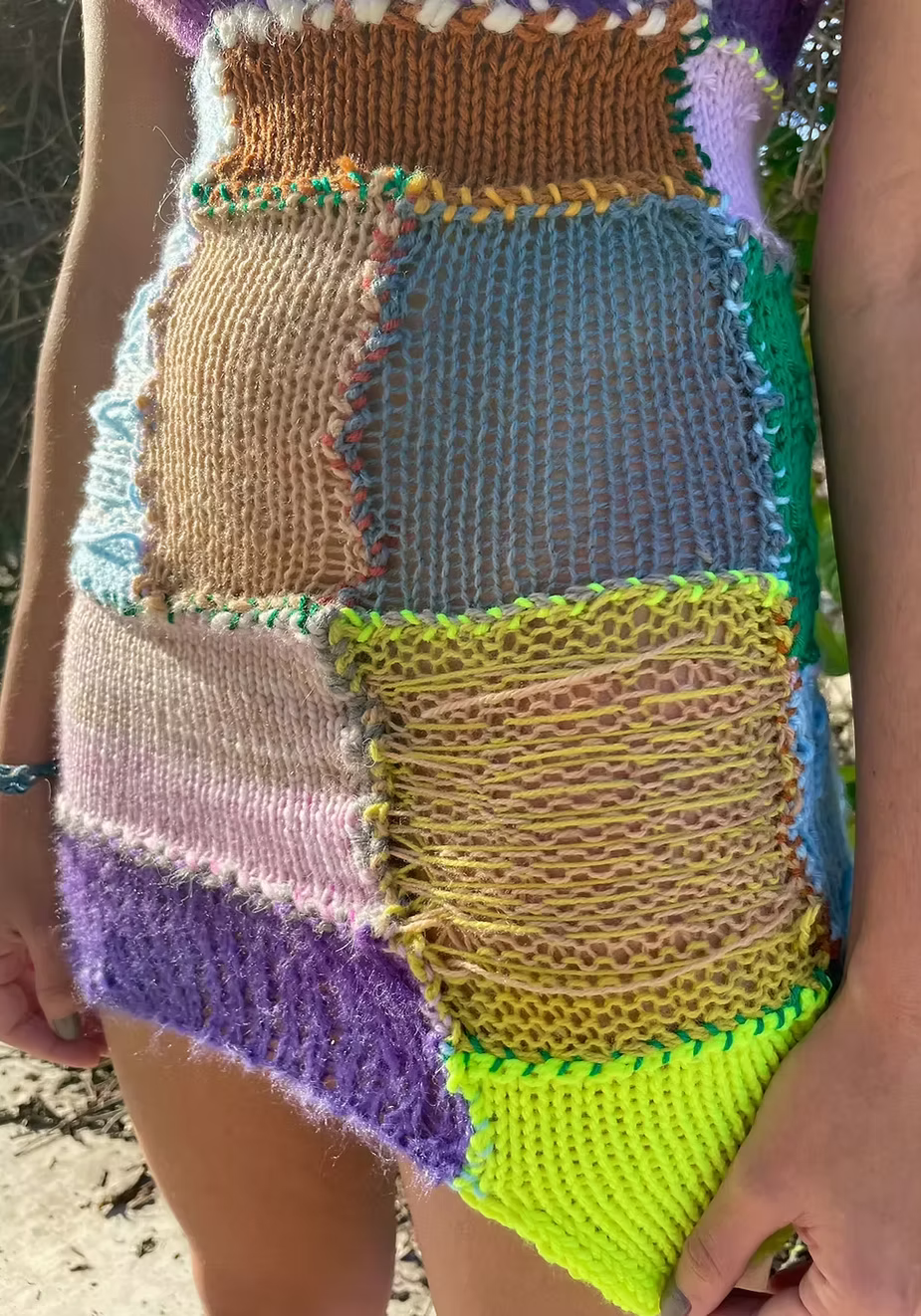 Patchwork Dress (XS-2XL)