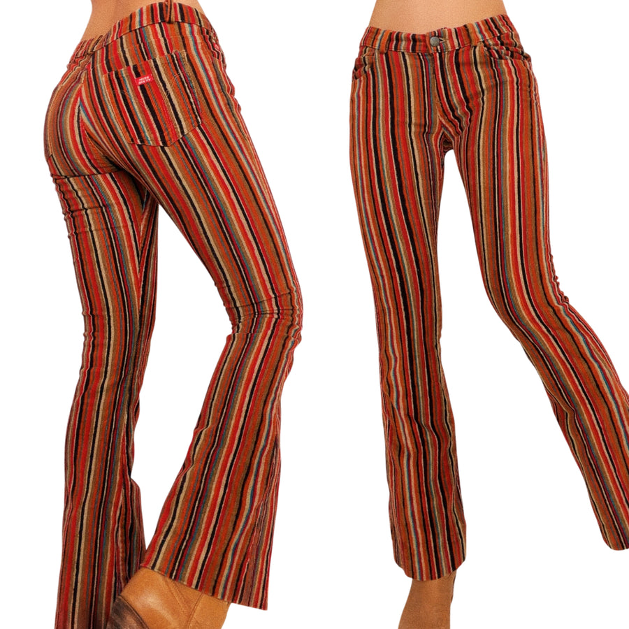 Miss Sixty Striped Corduroy Pants (XS)