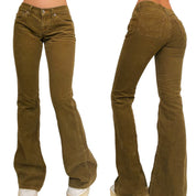 Juicy Couture Olive Green Corduroy Pants (XS/S)