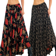 Reversible Floral Maxi Skirt (S)