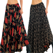 Reversible Floral Maxi Skirt (S)