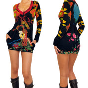 Desigual Graphic Mini Dress (S)