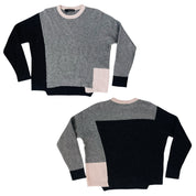 Cashmere Colorblock Sweater (M)