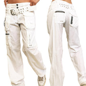 Pete & Greta White Cargo Pants (S/M)