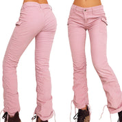 Early 2000s Cinchable Corduroy Pants (S)