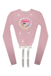 Pink Salmon Jelly Cup Top ᧔ෆ᧓