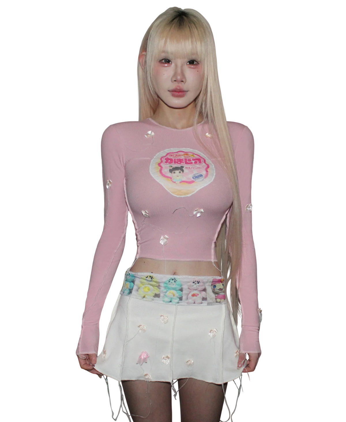 Pink Salmon Jelly Cup Top ᧔ෆ᧓