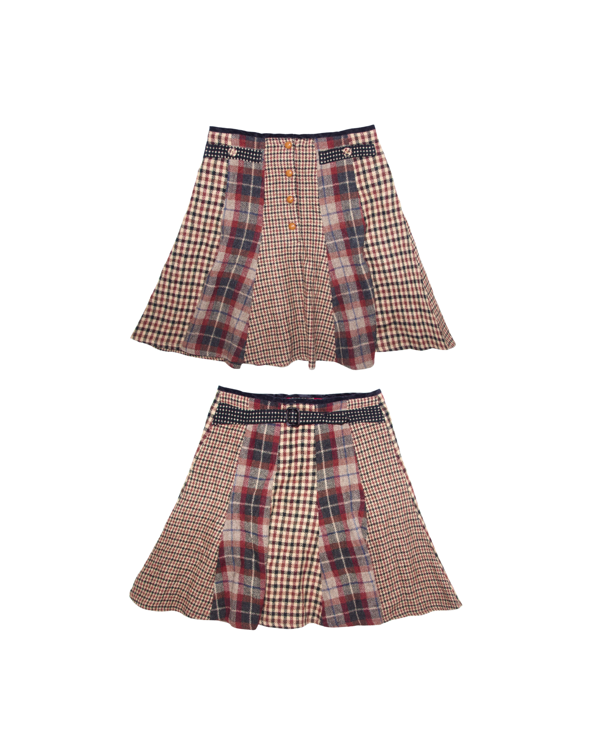 Two Sided Reversible Midi Skirt (S)