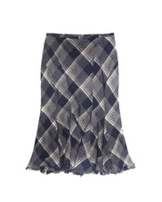 Japanese Plaid Midi Skirt (XS/S)