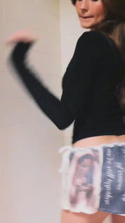 Lana Knit Mini Skirt (S)