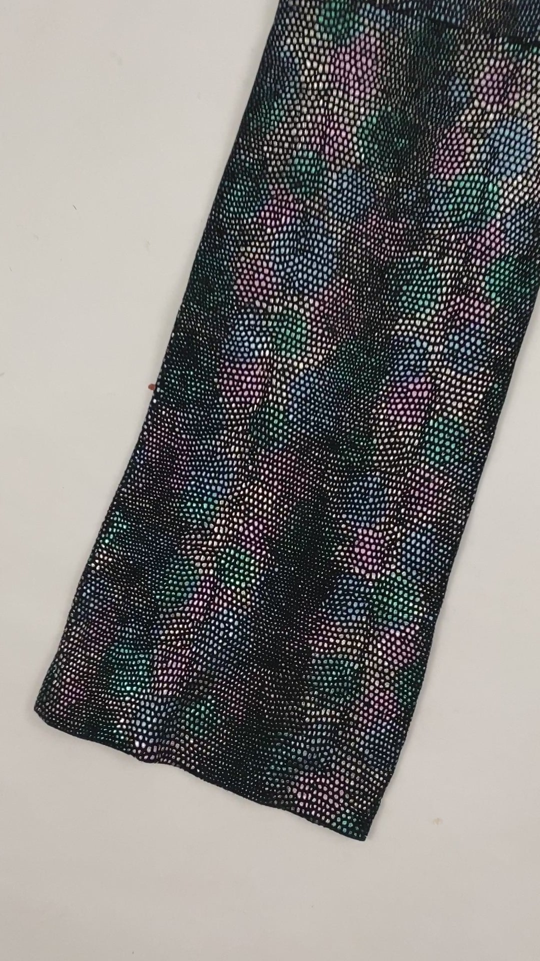 Iridescent Leather Pants (M)